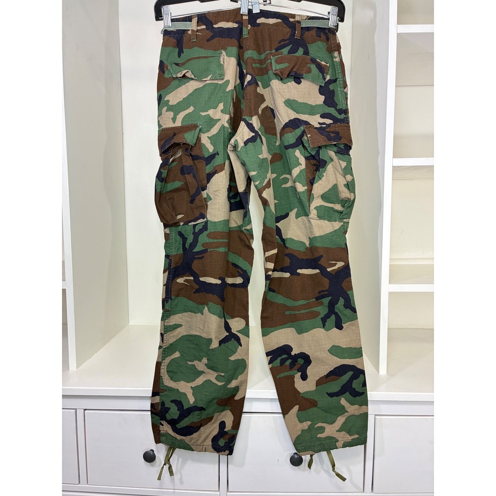 Sold. Tru-Spec Mens Woodland Camo Cargo Pants 100% Cotton Ripstop - Picture 3 of 11